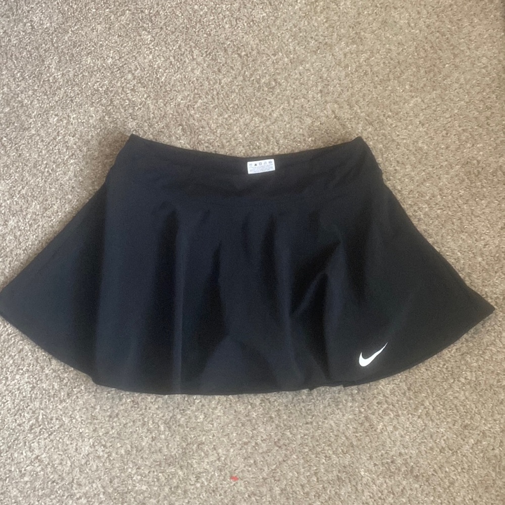 nike black tennis skirt